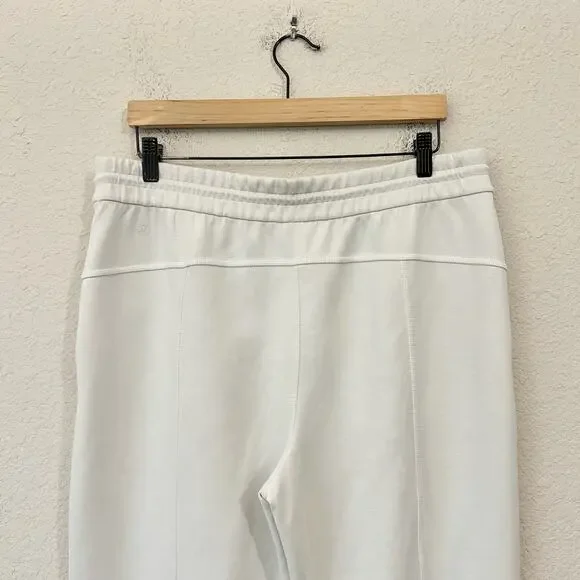 LULULEMON Softstreme Pants Ivory Cropped Relaxed Straight High Rise - Picture 5 of 14